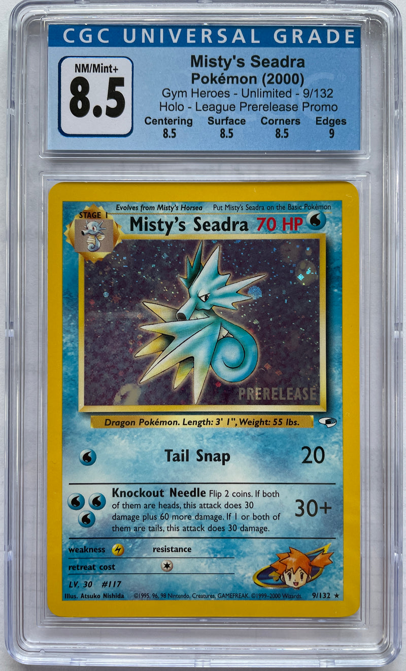 Misty's Seadra Prerelease Promo CGC 8.5