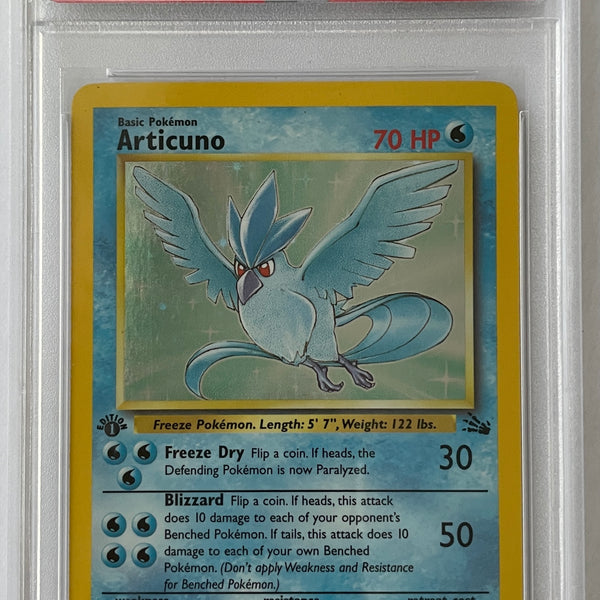 Articuno 2/62 First Edition Fossil PSA 8